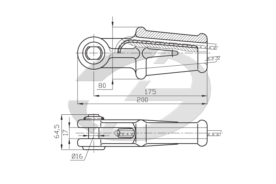 Анкерный зажим НКК-1-1Б